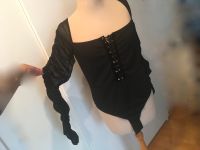 PrettyLittleThing Langarm-Body 42 schwarz transparente Ärmel Kr. München - Haar Vorschau