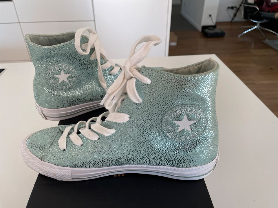 Converse mint Leder Gr. 36 neuwertig in Straubing