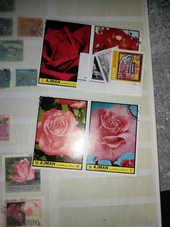 Briefmarken Marken ausländisch Buch ausländische Deutsche Sammlun in Brilon