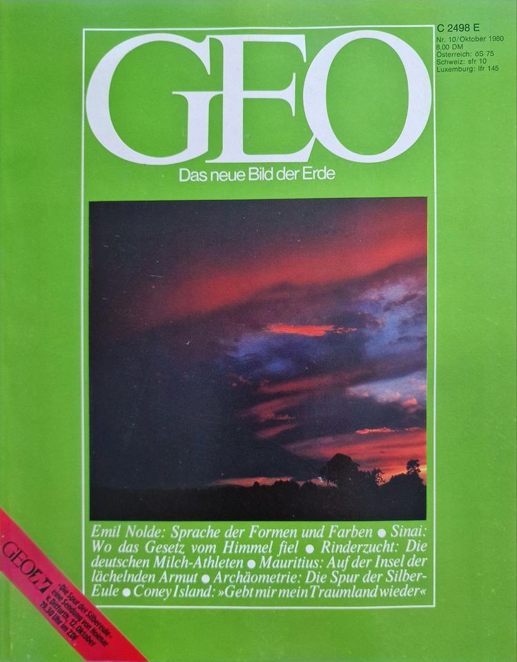 Magazin GEO komplettes Jahr 1980 /Hefte  / Bücher in Berlin