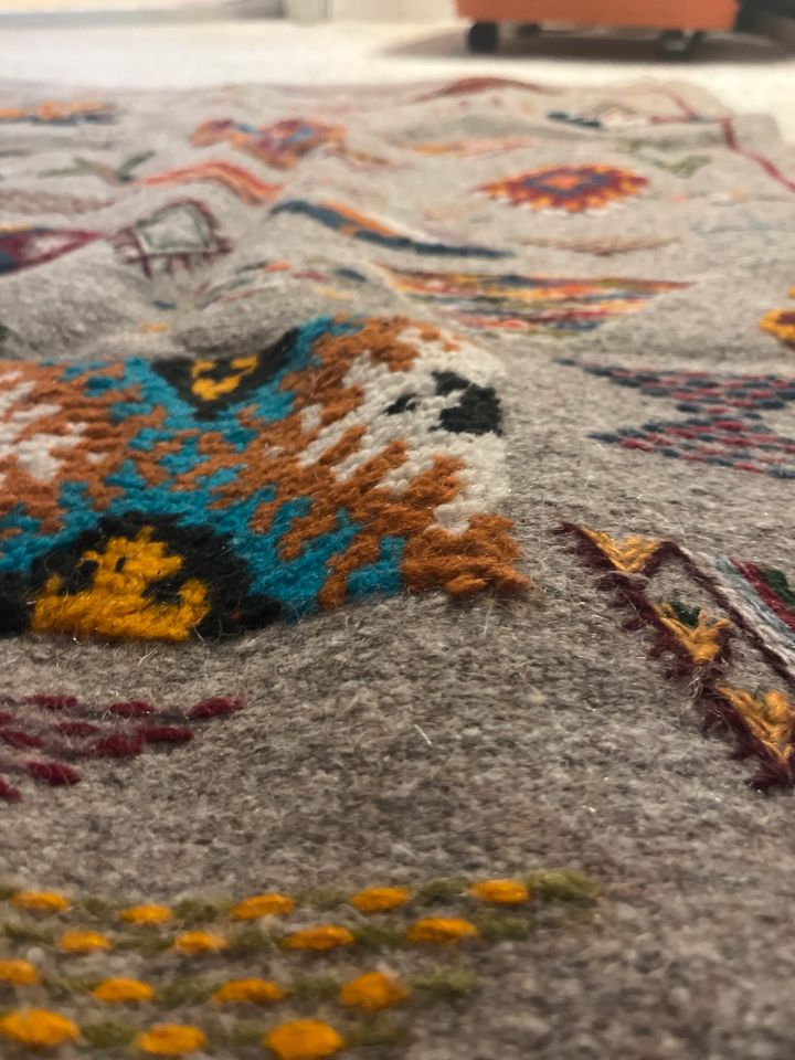Marokkanischer Teppich, 3D Design, Berber, handgeknüpft, wolle in Hamburg