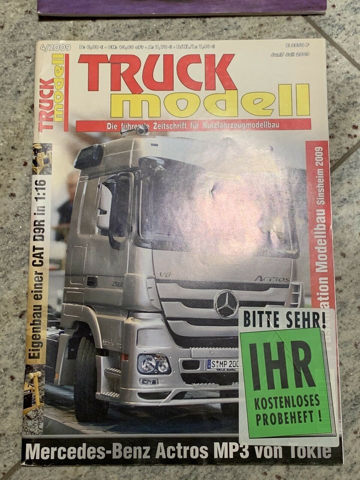 Truck Modell Fachzeitschriften diverse Jahrgänge in Wendelsheim