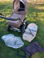 Feder f07 Kombi Kinderwagen Creme Gestell Sachsen - Leisnig Vorschau