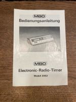 Gebrauchsanleitung Electronic- Radio-Timer Modell 2002 Niedersachsen - Stadthagen Vorschau