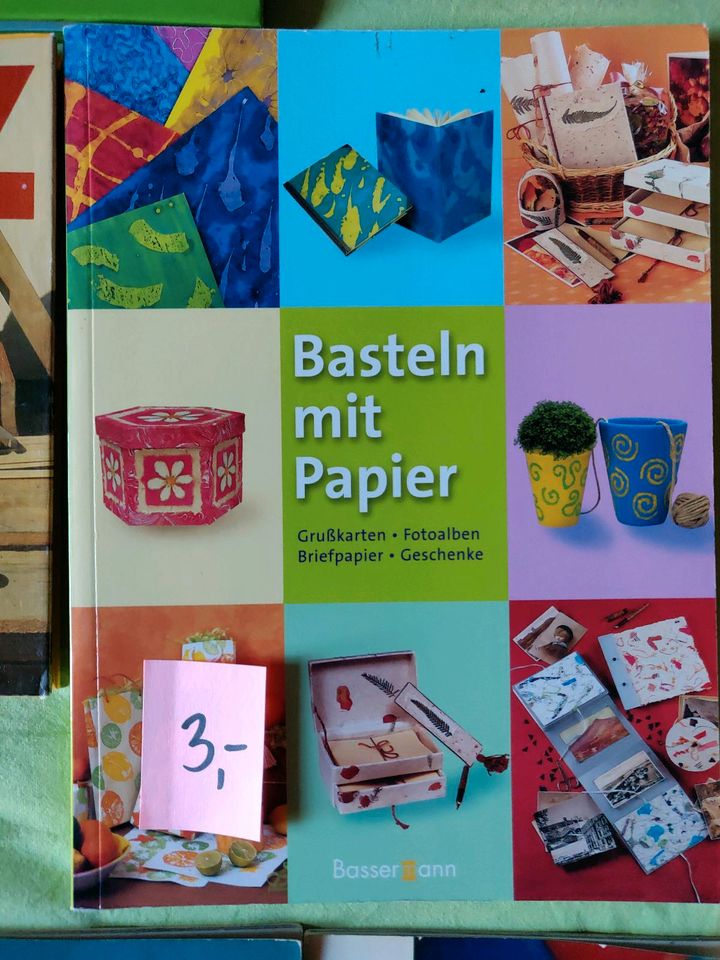 Basteln Beschäftigung Kinder Holz Papier Naturmaterialien in Weimar