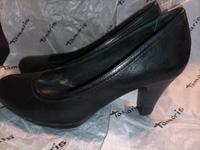 Pumps Gr.38 Tamaris schwarz Leder cuir Niedersachsen - Lingen (Ems) Vorschau