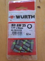 Würth Bit AW 25. 1/4 x 26mm, 10 Stück Niedersachsen - Osnabrück Vorschau
