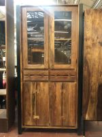 Vitrine-Schrank Highboard Massivholz Industrial statt 2637€ Neustadt - Hohentor Vorschau