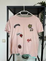 Shirt mit Patches von Pimkie in rosa Bayern - Geisenhausen Vorschau