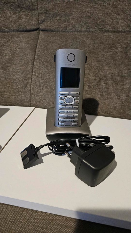 Siemens Gigaset S455, Schnurloses Telefon mit Anrufbeantworter in Nürnberg (Mittelfr)