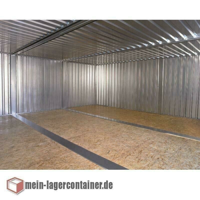 3x4m Leichtbauhalle 2-flgl. Tür mit Boden 12m2 Lagerhalle NEU in Langenfeld