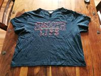 H&M cropped Shirt oversize Gr XL blau Statement Nordrhein-Westfalen - Lünen Vorschau