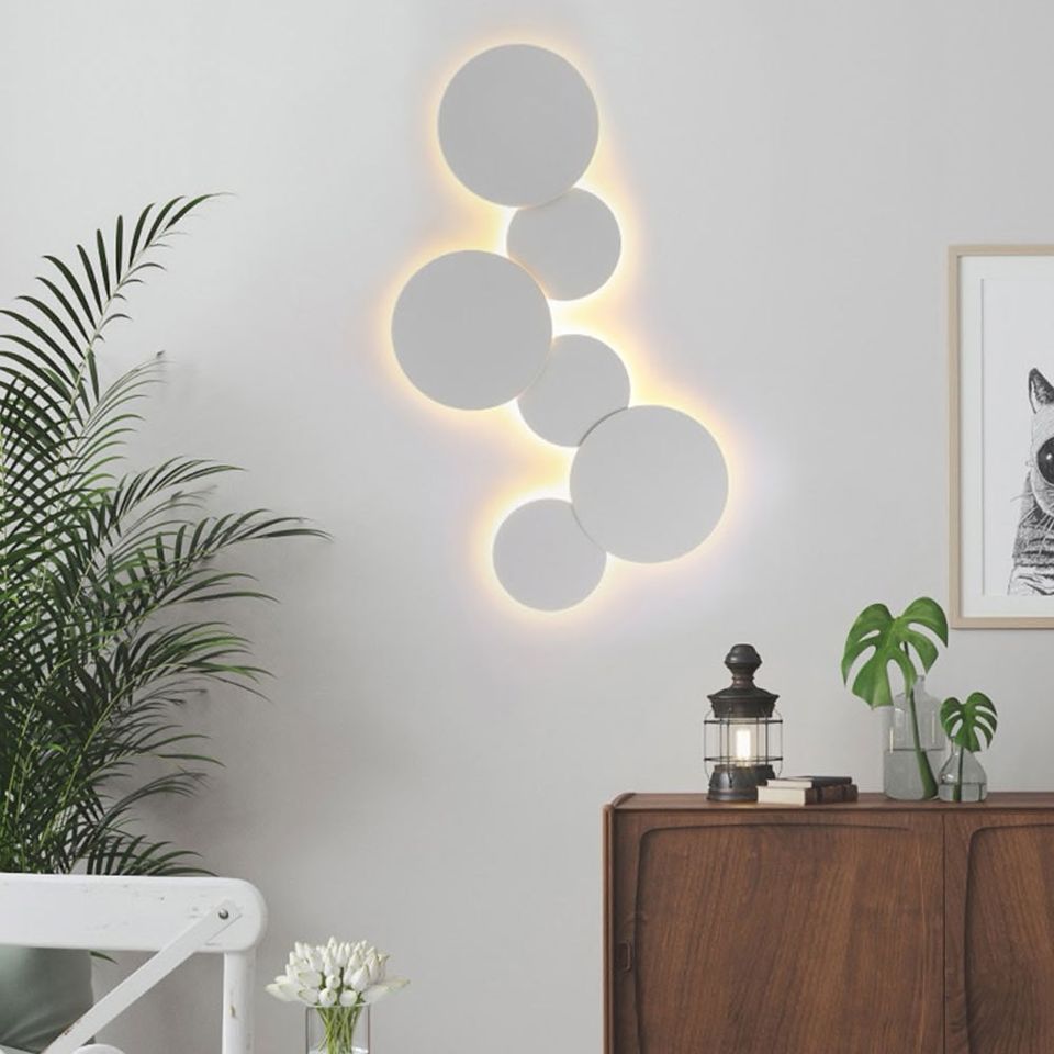 s.luce Cloud indirekte LED Wandleuchte Kombination Blattgold NEU in Simbach