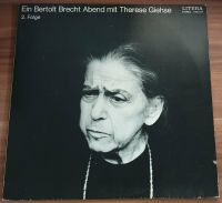 Seltene Schallplatte, Bertholt Brecht, Vinyl Therese Giehse Thüringen - Eisenach Vorschau