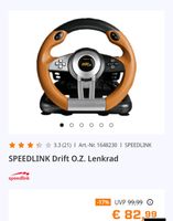 NEUE Speedlink Drift O.Z. Lenkrad und Pedale!! Dortmund - Eving Vorschau