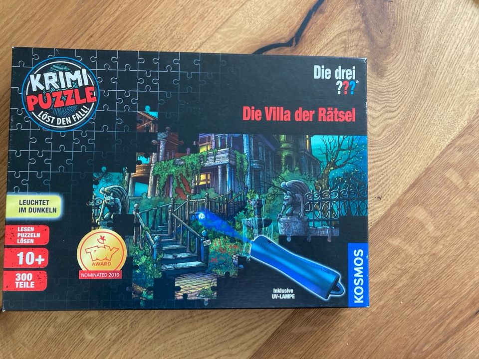 Die drei ??? Krimi Puzzle - Die Villa der Rätsel in Karlsruhe