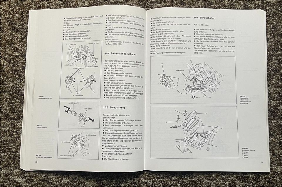 Reparaturanleitung, Honda CBR 900 RR ab Baujahr 1992 in Petersberg