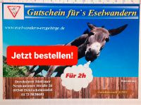 Geschenk Gutschein Eselwanderung im Erzgebirge Erlebnisgeschenk Leipzig - Leipzig, Zentrum Vorschau