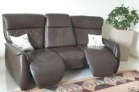 Schöne Relax-Couch mit Funktionen in echt Leder Hessen - Gießen Vorschau