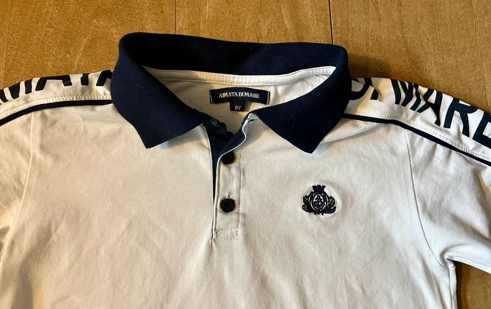 Armata di Mare Polo T-Shirt weiß 8 Jahre ca. 122/128! in Stadtbergen