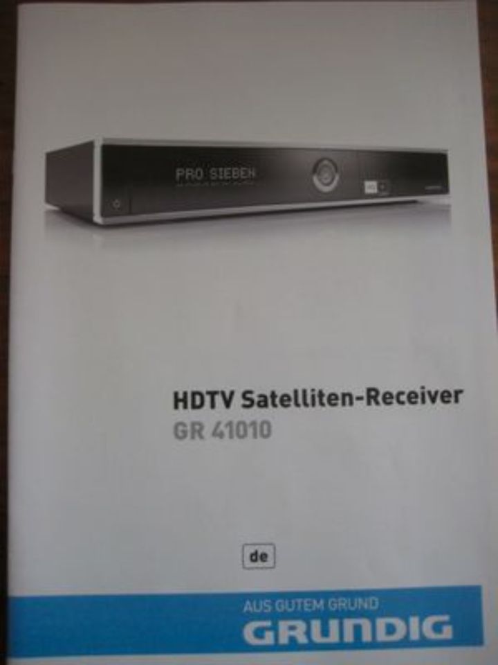 Grundig GR 41010 HDTV Satelliten Receiver Neu in Kronach