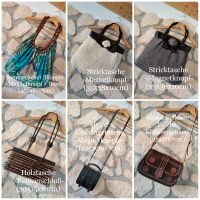 Handtasche aus Holz Strick Holztasche Stricktasche Shopper Baden-Württemberg - Münsingen Vorschau