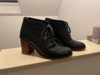 Stiefeletten blau Cox Gr. 37 ca. 8cm hoch Niedersachsen - Twistringen Vorschau