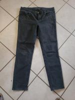 Damen Jeans schwarz mit Nieten  Größe 44 Baden-Württemberg - Efringen-Kirchen Vorschau