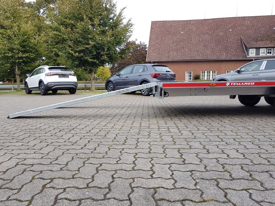 Temared Carplatform 5121/2 S 3,0t 3.000kg Autotransportanhänger in Lüdersfeld