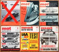 Autozeitschrift mot, mot-Auto-Kritik, Der Motor Test, 60er Jahre! Bayern - Neureichenau Vorschau