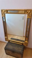 Großer Wandspiegel Holz Spiegel vintage Gold Nordrhein-Westfalen - Bad Salzuflen Vorschau