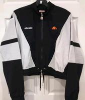 ellesse   Cropped Jacke Freizeitjacke  black& white Gr.40 Leipzig - Möckern Vorschau