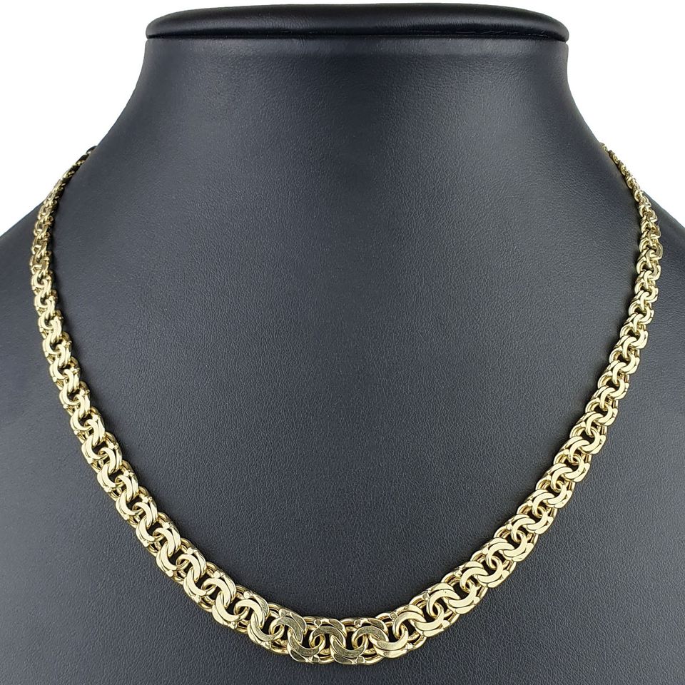 Garibaldi Collier Goldkette Halskette ECHT GOLD 585 14K 46cm 4,5-9mm DICK MASSIV GOLD Goldschmuck NEU Schmuck Viele Angebote im Shop sensburg-aurum in Berlin