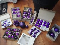 Weihnachtskugeln Porzellan/Glas lila violett Set Dekoration Nordrhein-Westfalen - Frechen Vorschau