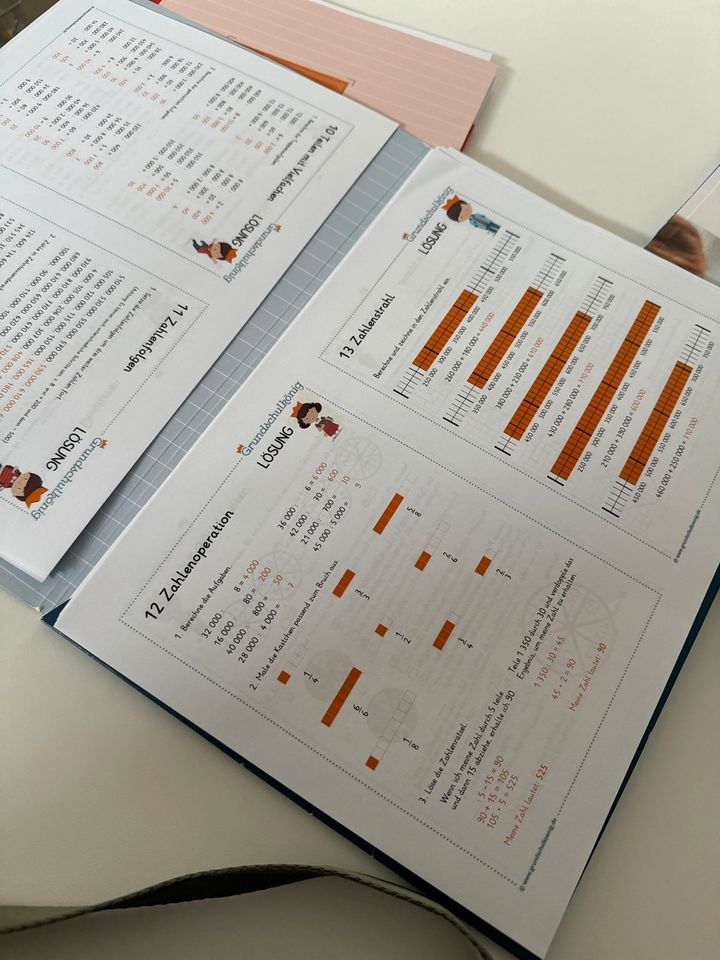 Grundschulkönig/Lernmittel/ Mathe 1 und 2/ 4. Klasse/ Grundsch in Ottobrunn