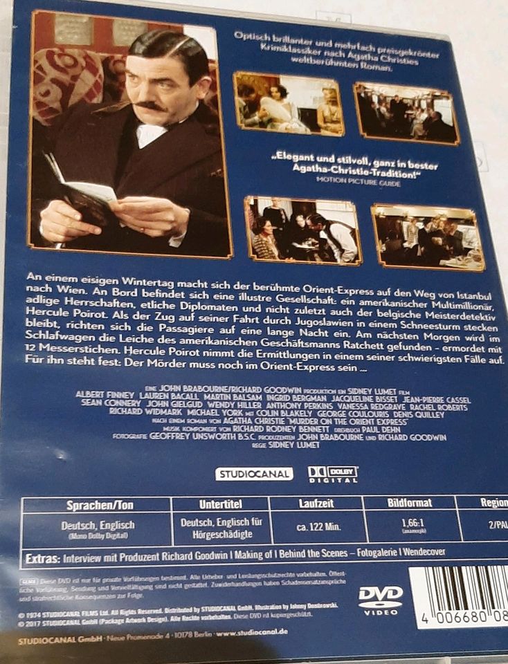 Agatha Christies Mord im Orient-Express DVD mit Extras in Ammersbek