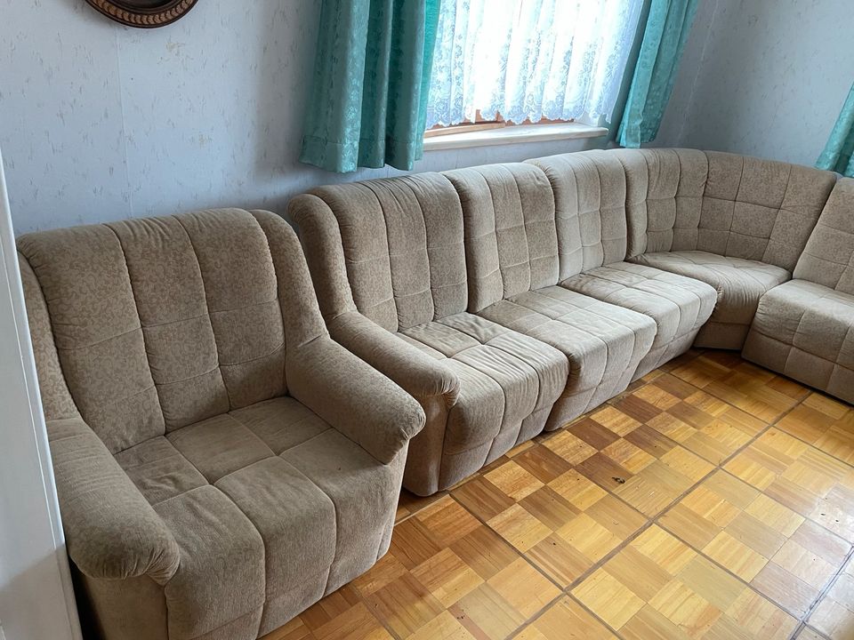 Couch/ Sofa mit Sessel für Partyraum, Tierschutz, Jugendclub in Weimar