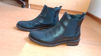 Leder Stiefeletten schwarz Gr. 40 Bayern - Niederrieden Vorschau