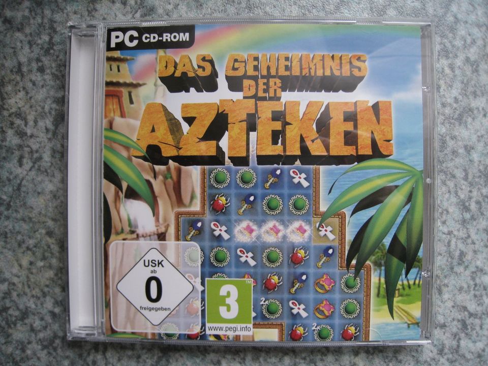 Das Geheimnis der Azteken - PC-Spiel CD ROM - neuwertig! in Schalkenbach