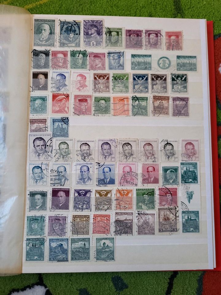 Briefmarkensammlung Ceskoslovensko in Gau-Bickelheim