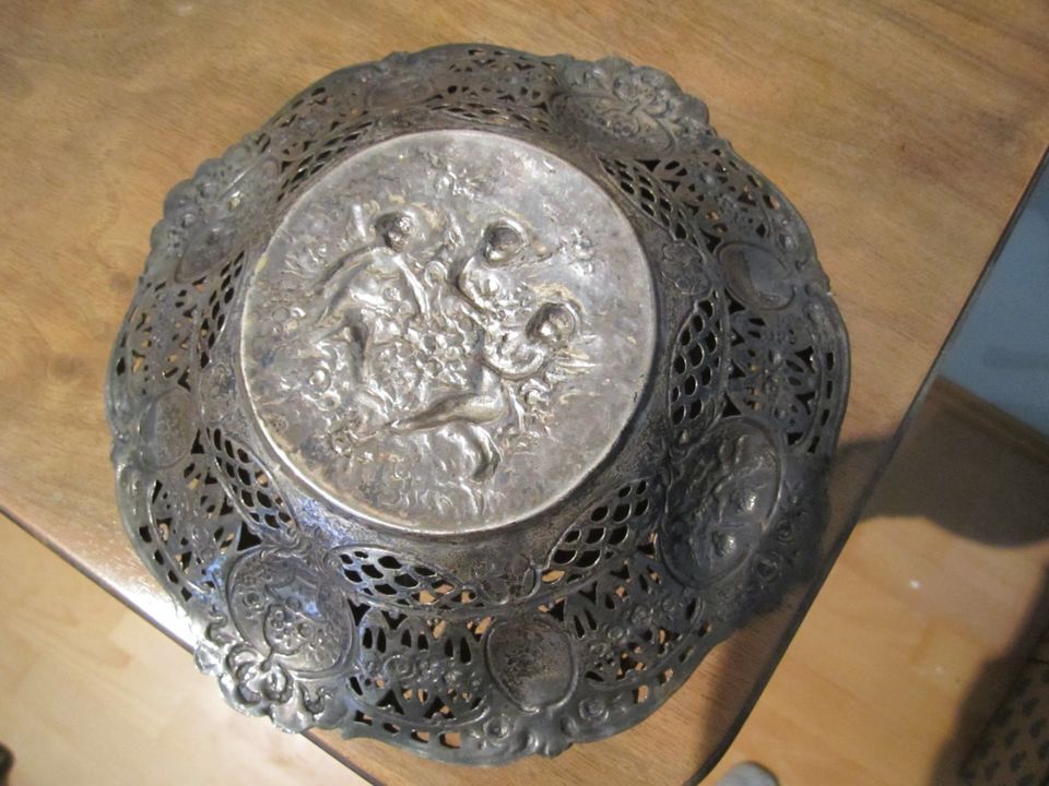 Silber Schale mit Putten Putti, 800 er, 284 Gramm, super schön in Gelsenkirchen