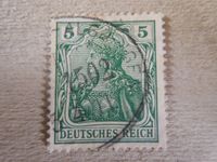 Briefmarke  Germania "Deutsches Reich" 5 Pf.   gestempelt Saarland - Wallerfangen Vorschau