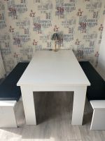 Tisch, Esstisch, Bürotisch, Wohnzimmertisch mit Bänken Niedersachsen - Garbsen Vorschau