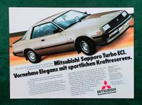 Mitsubishi Galant Turbo Werbung 1982 Niedersachsen - Velpke Vorschau
