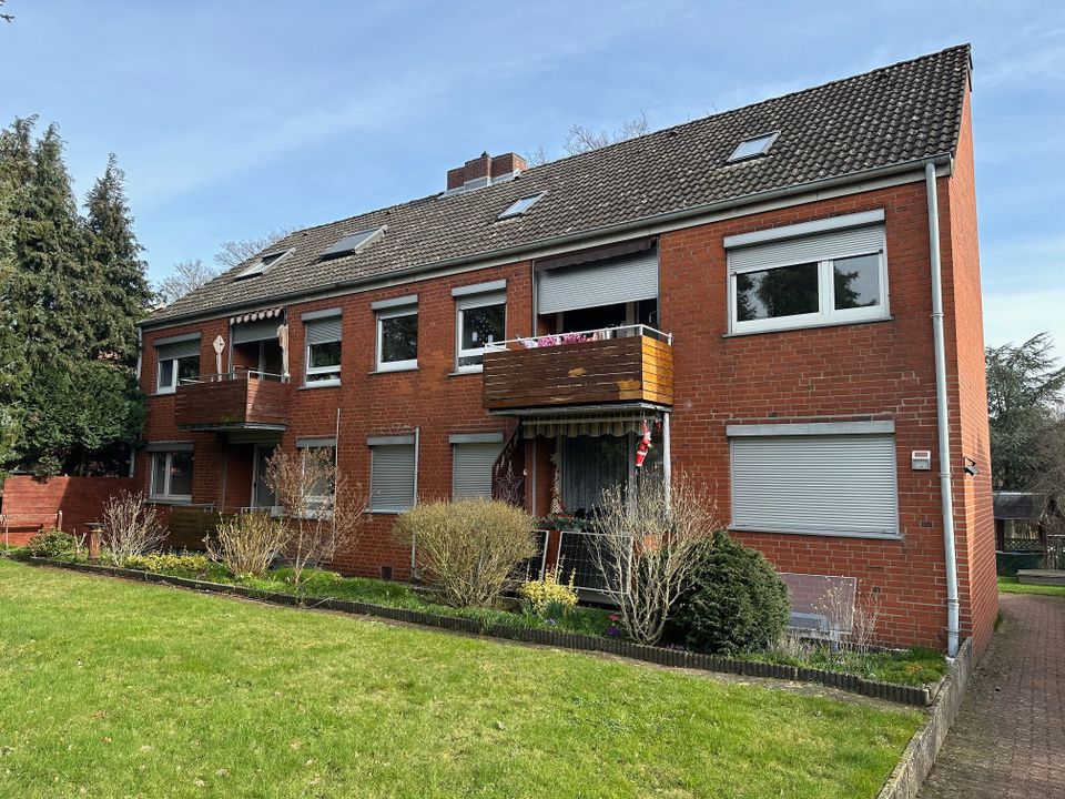Modernisierte EG-Wohnung m. Balkon und Einzelgarage zu verkaufen in Neu Wulmstorf