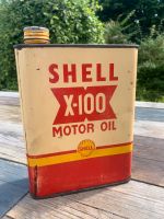 Shell X-100 Öldose 50er Jahre 1. Serie Deko Garage Acma Vespa vna Nordrhein-Westfalen - Korschenbroich Vorschau