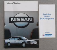 Nissan Maxima Prospekt Preisliste 1989 Baden-Württemberg - Reutlingen Vorschau