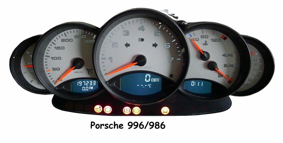 Porsche 996, 986 Display defekt. Kombiinstrument Reparatur Tacho in Borken