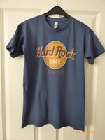 Blaues T-Shirt "Hard Rock Cafe" für Herren in Gr. XS Sachsen-Anhalt - Stendal Vorschau