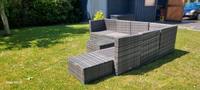 Rattan Lounge 5 Sitzer mit Auflagen und Rückenpolster Niedersachsen - Hohenhameln Vorschau